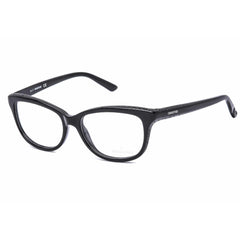 Swarovski Women's Eyeglasses - Shiny Black Cat-Eye Full-Rim Plastic Frame | SK5100 001