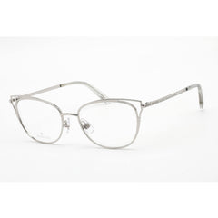 Swarovski Women's Eyeglasses - Shiny Palladium Cat Eye Full-Rim Frame | SK5260 016