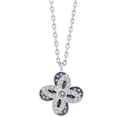 Swarovski Women's Jewelry Set - Gourmet Violet and Clear Crystal | 5258907