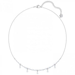 Swarovski Women's Necklace - Louison Clear Crystal Charm Rhodium Plated | 5419242