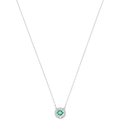Swarovski Women's Necklace - Sparkling Dance Round Shape Pendant | 5496308