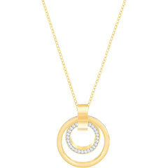 Swarovski Women's Pendant - Hollow Gold Plated | 5349331