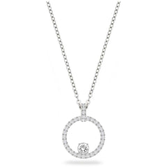 Swarovski Women's Pendant with Chain - Creativity Circle Shape Crystals | 5198686