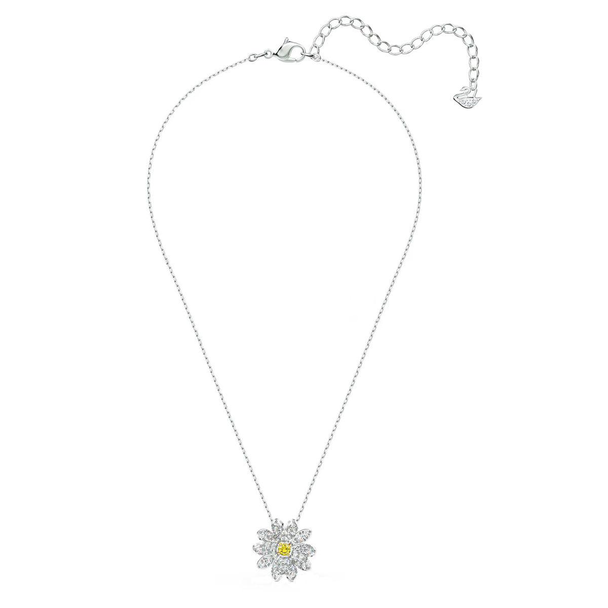 Swarovski Women's Pendant with Chain - Eternal Flower Crystals