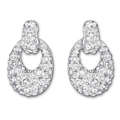 Swarovski Women's Pierced Earrings - Rarely Silver Rhodium Plated | 5005866