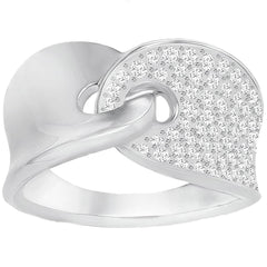 Swarovski Women's Ring - Guardian Rhodium Plated Crystal Pavé | 5295001