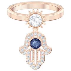 Swarovski Women's Ring - Swarovski Symbolic Hamsa Hand Motif, Size 8 | 5515442