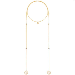 Swarovski Women's Scarf Necklace - Except Gold Plated Crystal | 5290594
