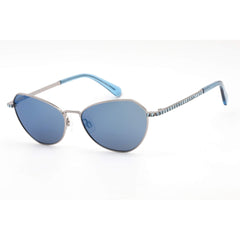 Swarovski Women's Sunglasses - Blue Mirror Lens Cat Eye Shape Frame | SK0386 14X