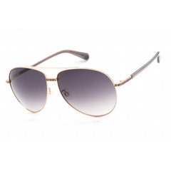 Swarovski Women's Sunglasses - Full Rim Gold/Grey Metal Aviator Frame | SK0343-H 33B