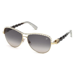 Swarovski Women's Sunglasses - Gold Frame Grey Gradient Lens | SK0037-6032B