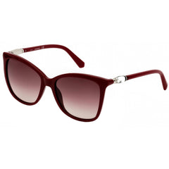 Swarovski Women's Sunglasses - Gradient Bordeaux Lens Shiny Bordeaux | SK0227 69T