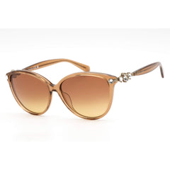 Swarovski Women's Sunglasses - Gradient Brown Lens Cat Eye Shape Frame | SK0362 45F