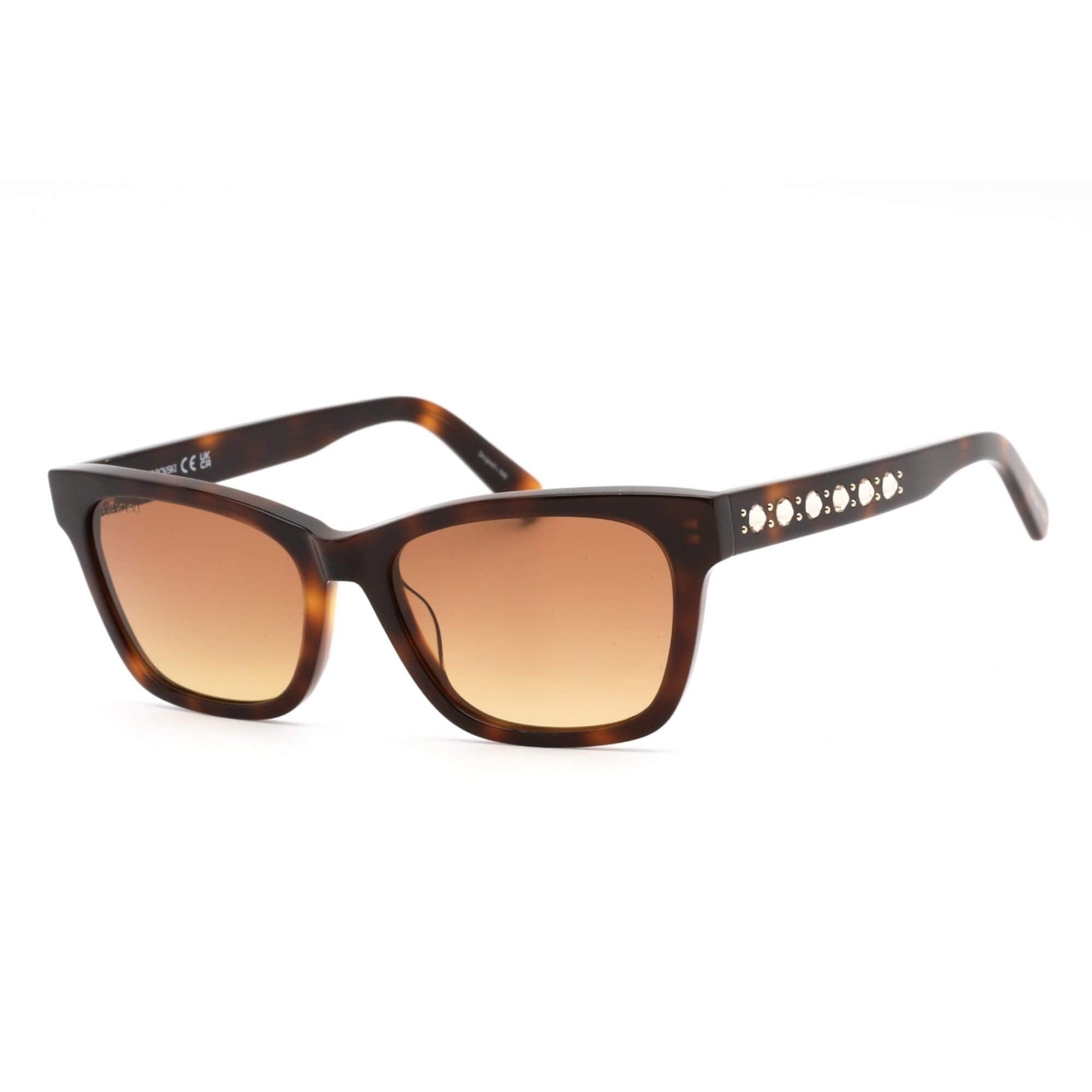 Swarovski Women\'s Brown Gradient Square Sunglasses Swarovski SK6003F 103411 Sunglasses Women main image 4