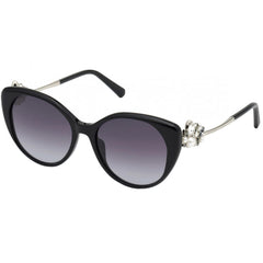 Swarovski Women's Sunglasses - Gradient Smoke Lens Shiny Black Frame | SK0279 01B