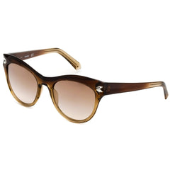 Swarovski Women's Sunglasses - Light Brown Cat Eye Frame Brown Lens | SK0171 47G