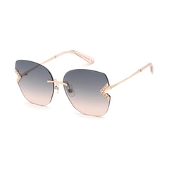 Swarovski Women's Sunglasses - Rimless Frame Gradient Grey Brown Lens | SK0306-H 28B