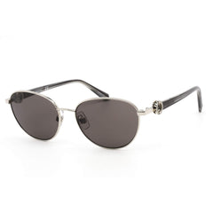 Swarovski Women's Sunglasses - Shiny Palladium Metal Frame Smoke Lens | SK0205 16A