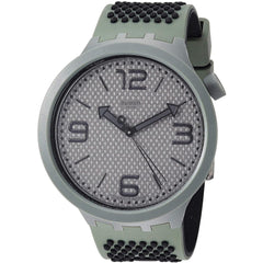 Swatch Men's Watch - Bbbubbles Swiss Quartz Green Dial Silicone Strap | SO27M100