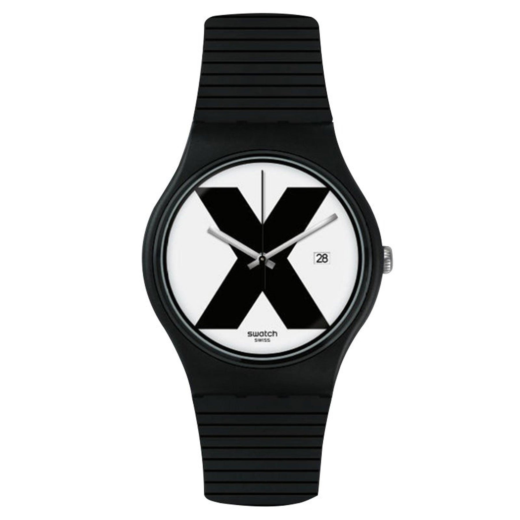S*o様 Swatch THE X-VIBE XX-RATED BLACK Swatch Unisex Quartz Watch - The X-Vibe XX-Rated Black