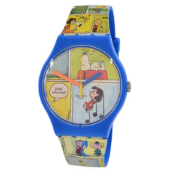 Swatch Unisex Watch - Peanuts Smak! Swiss Quartz Silicone Rubber Strap | SO29Z108