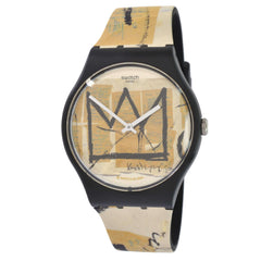 Swatch Unisex Watch - Swatch Art Journey Untitled Brown and Black Dial | SUOZ355