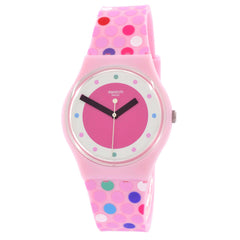 Swatch Unisex Watch - The May Collection Blowing Bubbles Silicone Strap | SO28P109