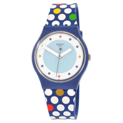 Swatch Unisex Watch - The May Collection Spots of Joy Swiss Quartz Strap | SO28N115