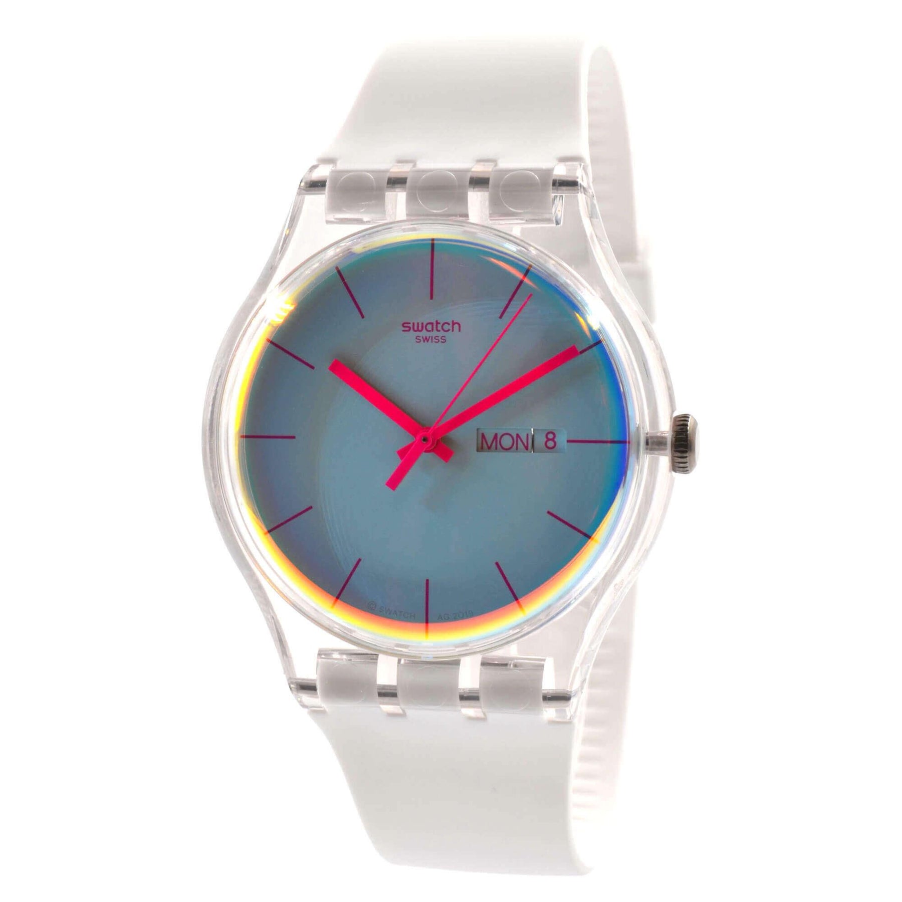 Swatch Unisex Quartz Day/Date Watch ☎️WhatsApp Contact: +92 3112952157 ⌚ SWATCH WATCH SWISS  main image 3