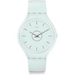 Swatch Women's Strap Watch - New Skin Skinmint Green Dial Green Silicone | SVOG100
