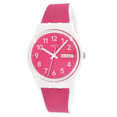Swatch Women's Watch - Swatch Essentials Berry Light Quartz Pink Dial Strap | GW713