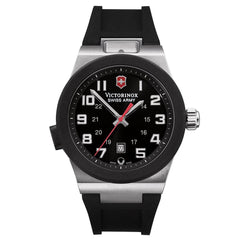 Swiss Army 241131 Men's Night Vision II Black Dial Black Rubber Strap Watch