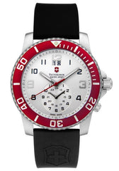 Swiss Army 241177 Men's Maverick II Dual Time Black Rubber