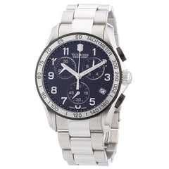 Swiss Army 241403 Men's Chrono Classic Black Dial Stainless Steel Bracelet Watch