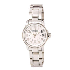 Swiss Army 241458 Women's Officers XS White MOP Dial Stainless Steel Bracelet Watch