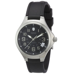 Swiss Army 241470 Women's Base Camp Black Date Dial Black Rubber Strap Swiss Watch