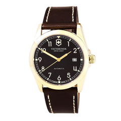 Swiss Army 241646 Men's Infantry Brown Dial Brown Leather Strap Mechanical Automatic Watch