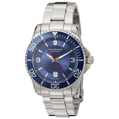 Swiss Army 241706 Men's Maverick Automatic Blue Dial Stainless Steel Bracelet Watch