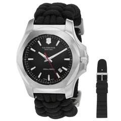 Swiss Army 241726.1 Men's I.N.O.X. Paracord Black Dial Interchangeable Fabric Strap Dive Watch