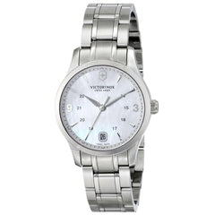 Swiss Army 249061 Women's Alliance White MOP Dial Stainless Steel Bracelet Watch