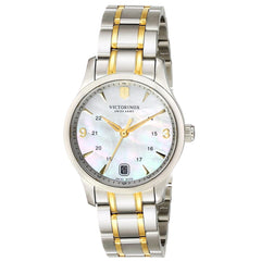 Swiss Army 249062 Women's Alliance White MOP Dial Two Tone Bracelet Watch