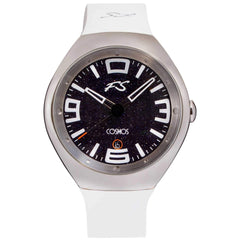 Szanto Icon Unisex Watch - Frank Stephenson Cosmos Steel Case White Strap | IC-FS-9004