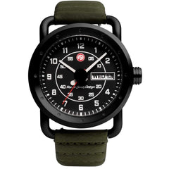 Szanto Icon Unisex Watch - Roland Sands Signature Olive Green Strap | IC RS 2202