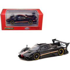 Tarmac Works 1/64 Car - Global64 Pagani Zonda Revolucion Nero Oro Black Metallic