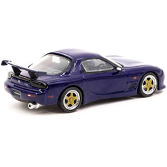 Tarmac Works 1/64 Model Car - Mazda RX-7 FD3S Mazdaspeed A-Spec Innocent Blue Mica