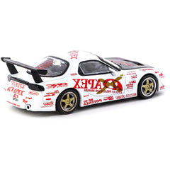 Tarmac Works Diecast Model Car - 1/64 Scale Global64 Series Vertex RX-7 FD3S White