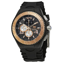 Technomarine Men's Chrono Watch - Cruise JellyFish Black Dial Strap | TM-115150