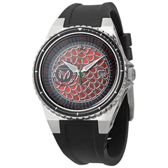 Technomarine Men's Quartz Watch - TechnoCell Red and Black Dial Strap | TM-318054