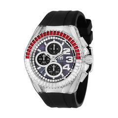 Technomarine Men's Watch - Cruise Glitz Black Mother of Pearl Dial Strap | TM-121026