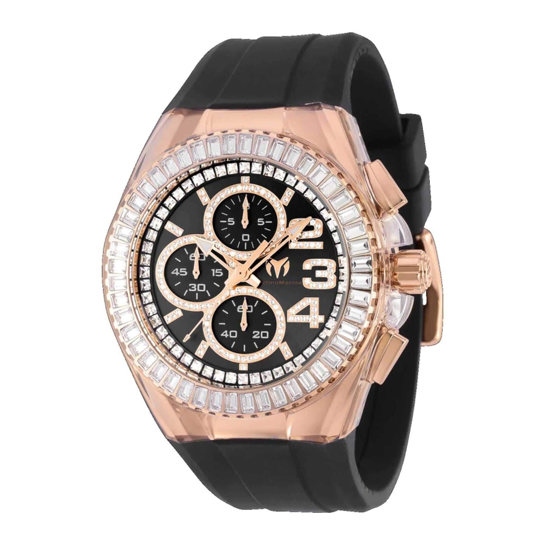 TechnoMarine Black and Rose Gold Watch TECHNOMARINE Cruise Original Star Chrono in rose gold-plated  main image 2